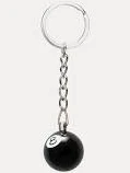 Stussy Men's 8 Ball Keychain